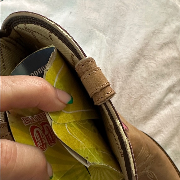 Cowboy Boots Leather Durango Pink Brown Women's Sz 10 - Picture 12 of 12